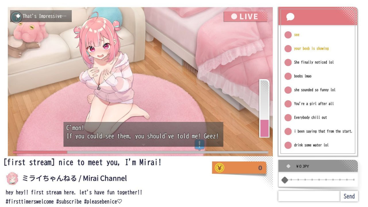 No-good Streamer Mirai-chan!